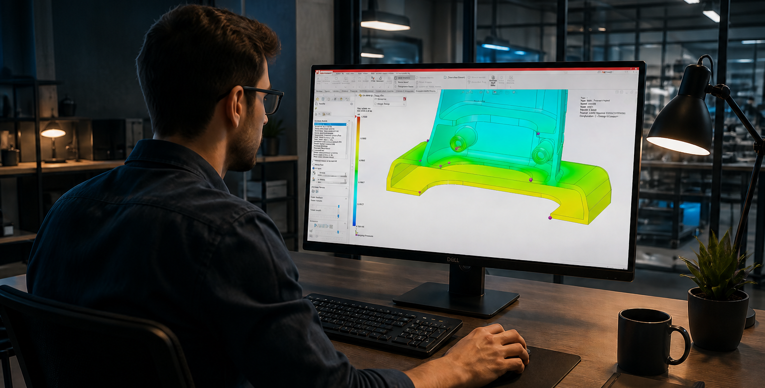 SOLIDWORKS Simulation ou SIMULIA: qual é a diferença e quando usar cada um?