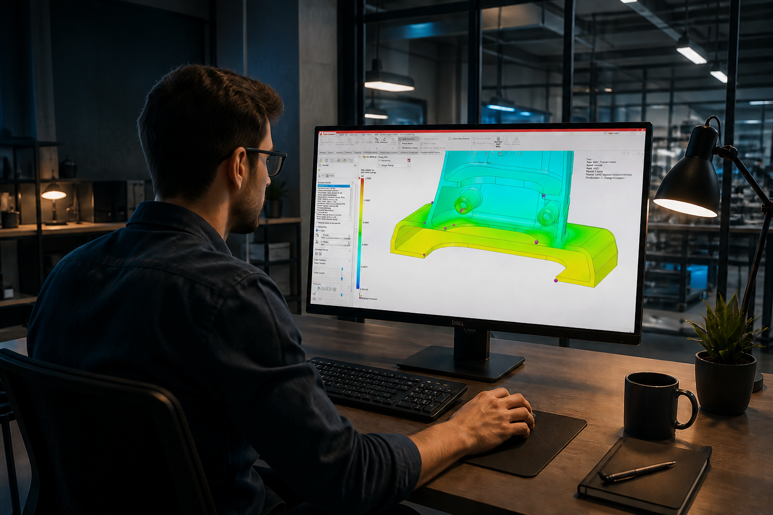 SOLIDWORKS Simulation ou SIMULIA: qual é a diferença e quando usar cada um?