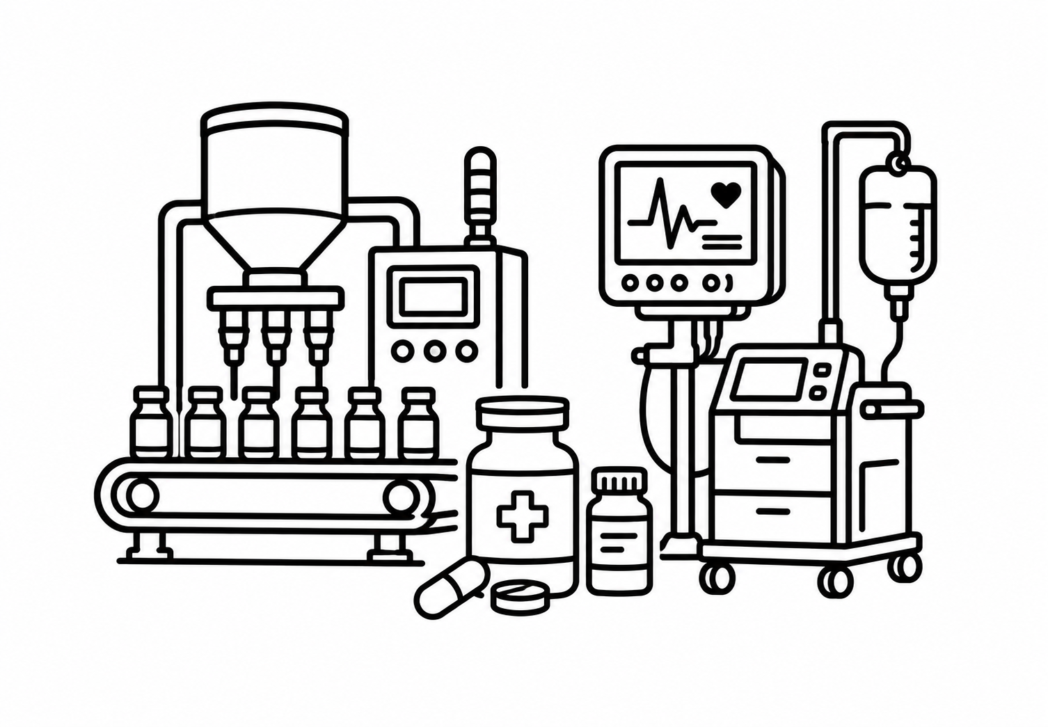 Farmacêutica e Equipamentos Médicos