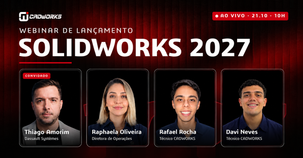 SOLIDWORKS 2027: Os destaques do Webinar de Lançamento da CADWORKS