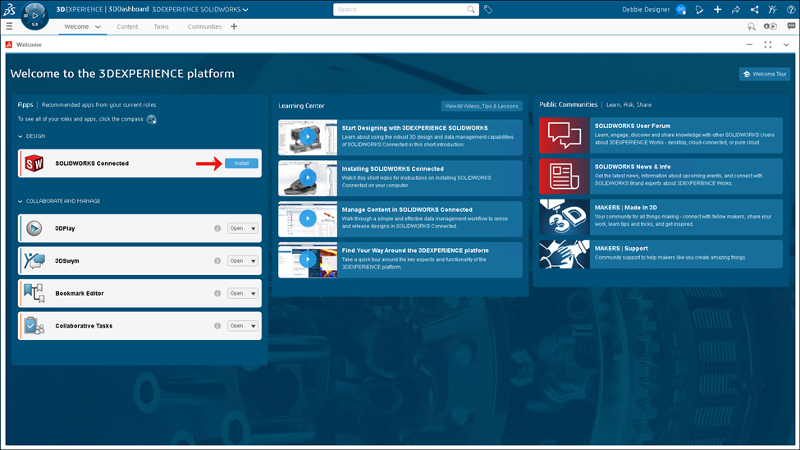 Aproveitar o SOLIDWORKS PDM com o 3DEXPERIENCE SOLIDWORKS 1