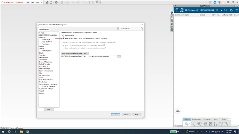 Aproveitar o SOLIDWORKS PDM com o 3DEXPERIENCE SOLIDWORKS 3