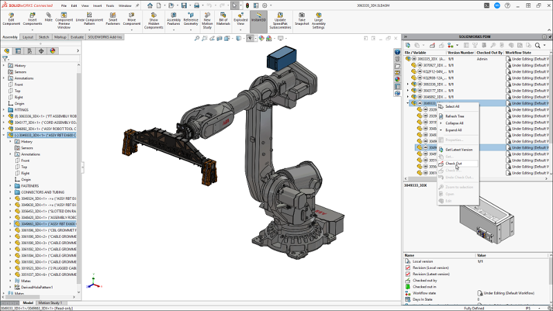 Aproveitar o SOLIDWORKS PDM com o 3DEXPERIENCE SOLIDWORKS 6