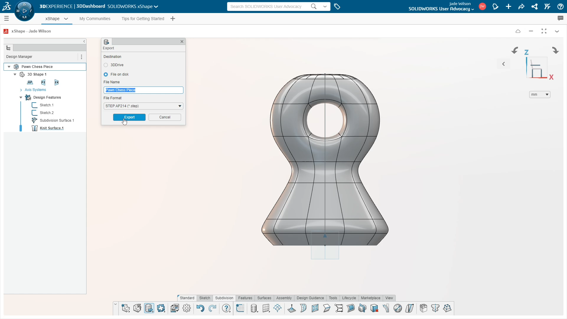 TORRE de XADREZ - Solidworks tutorial 